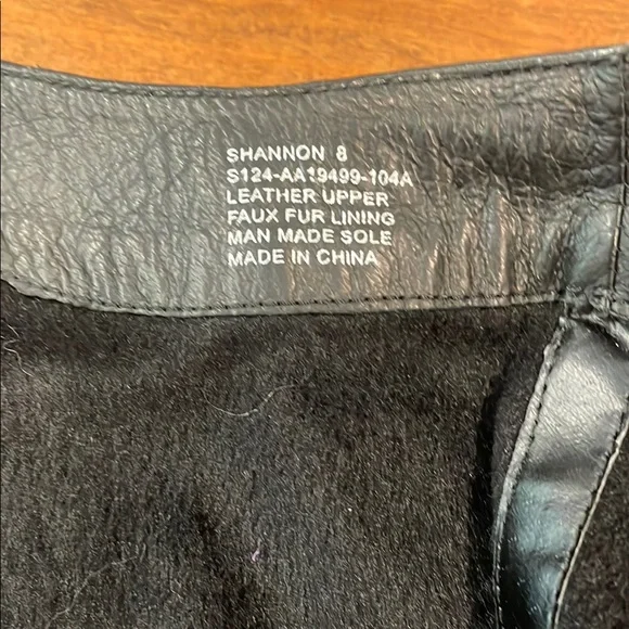 Black Leather Knee-High Boots - Picture 6 of 7